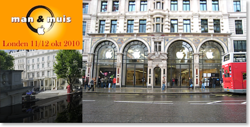 Man & Muis naar london m logo KLR